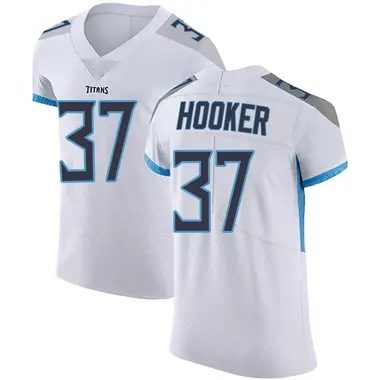 Amani Hooker Men's Elite White Tennessee Titans Vapor Untouchable Jersey