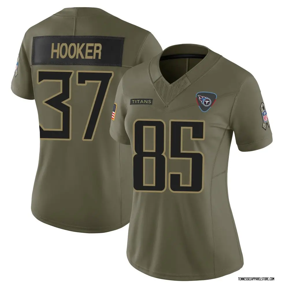 Amani Hooker Women's Limited Olive Tennessee Titans 2025 Salute to Service Jersey