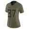 Amani Hooker Women's Limited Olive Tennessee Titans 2025 Salute to Service Jersey