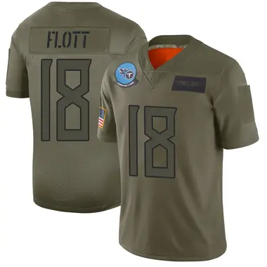 Cor'Dale Flott Men's Limited Camo Tennessee Titans 2019 Salute to Service Jersey