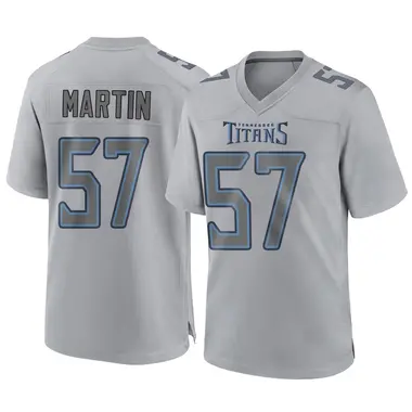 Jacob Martin Men's Game Gray Tennessee Titans Atmosphere Fashion Jersey
