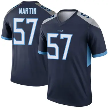 Jacob Martin Men's Legend Navy Tennessee Titans Jersey