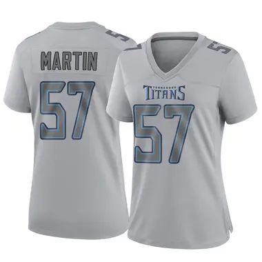 Jacob Martin Women's Game Gray Tennessee Titans Atmosphere Fashion Jersey