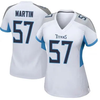 Jacob Martin Women's Game White Tennessee Titans Jersey