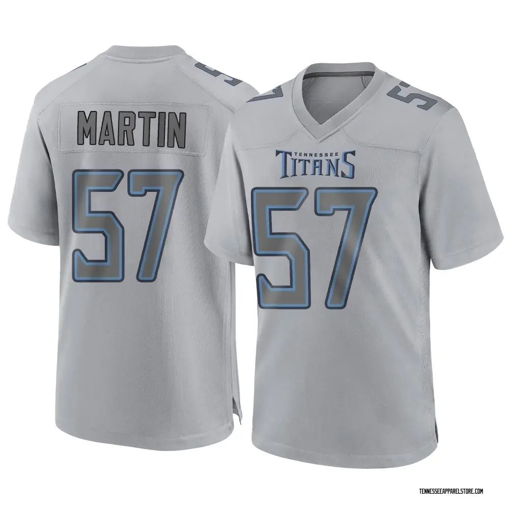 Jacob Martin Youth Game Gray Tennessee Titans Atmosphere Fashion Jersey