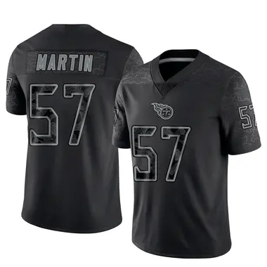 Jacob Martin Youth Limited Black Tennessee Titans Reflective Jersey