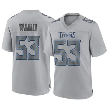 Jihad Ward Men's Game Gray Tennessee Titans Atmosphere Fashion Jersey
