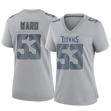 Jihad Ward Women's Game Gray Tennessee Titans Atmosphere Fashion Jersey