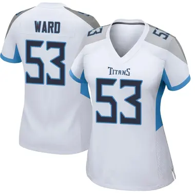 Jihad Ward Women's Game White Tennessee Titans Jersey