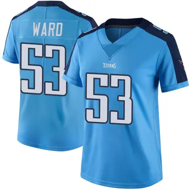 Jihad Ward Women's Limited Light Blue Tennessee Titans Color Rush Jersey