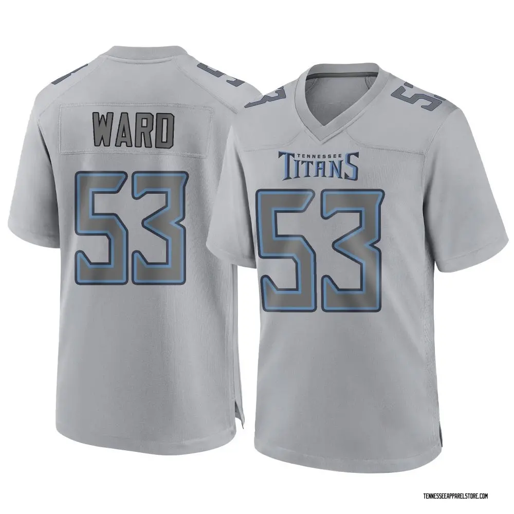 Jihad Ward Youth Game Gray Tennessee Titans Atmosphere Fashion Jersey