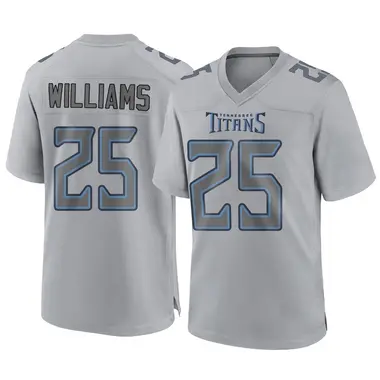 Joshua Williams Men's Game Gray Tennessee Titans Atmosphere Fashion Jersey