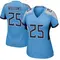 Joshua Williams Women's Game Light Blue Tennessee Titans Jersey