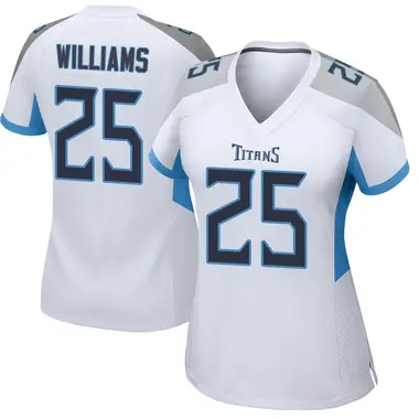 Joshua Williams Women's Game White Tennessee Titans Jersey