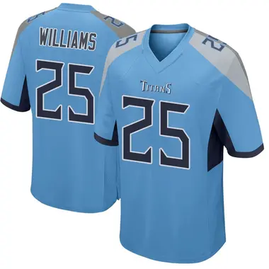 Joshua Williams Youth Game Light Blue Tennessee Titans Jersey